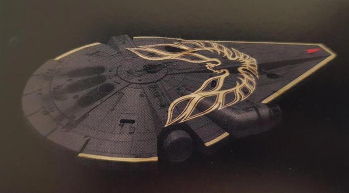 arte conceptual de han solo: una historia de star wars: halcón milenario