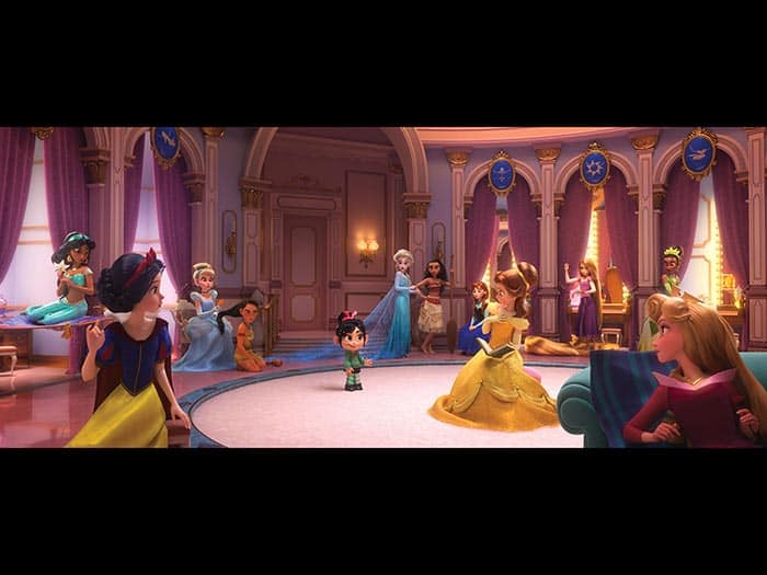 las princesas disney en rompe ralph 2 (ralph rompe internet)