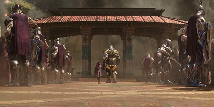 gamora, la hija de thanos, en vengadores: infinity war