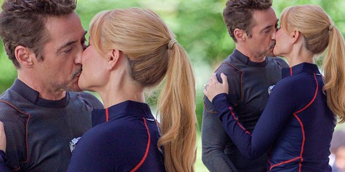 tony stark y pepper potts en vengadores: infinity war