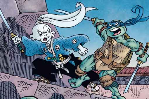 impresiones de un traidor: un conejo, un ratón... y cuatro tortugas