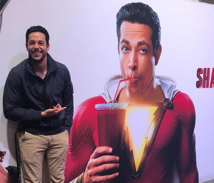 primera imagen oficial de shazam con zachary levi
