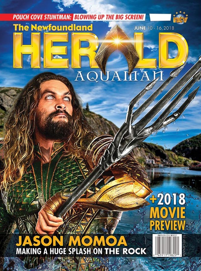aquaman en una revista canadiense 