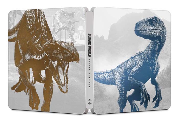 blu-ray de jurassic world 2: el reino caído