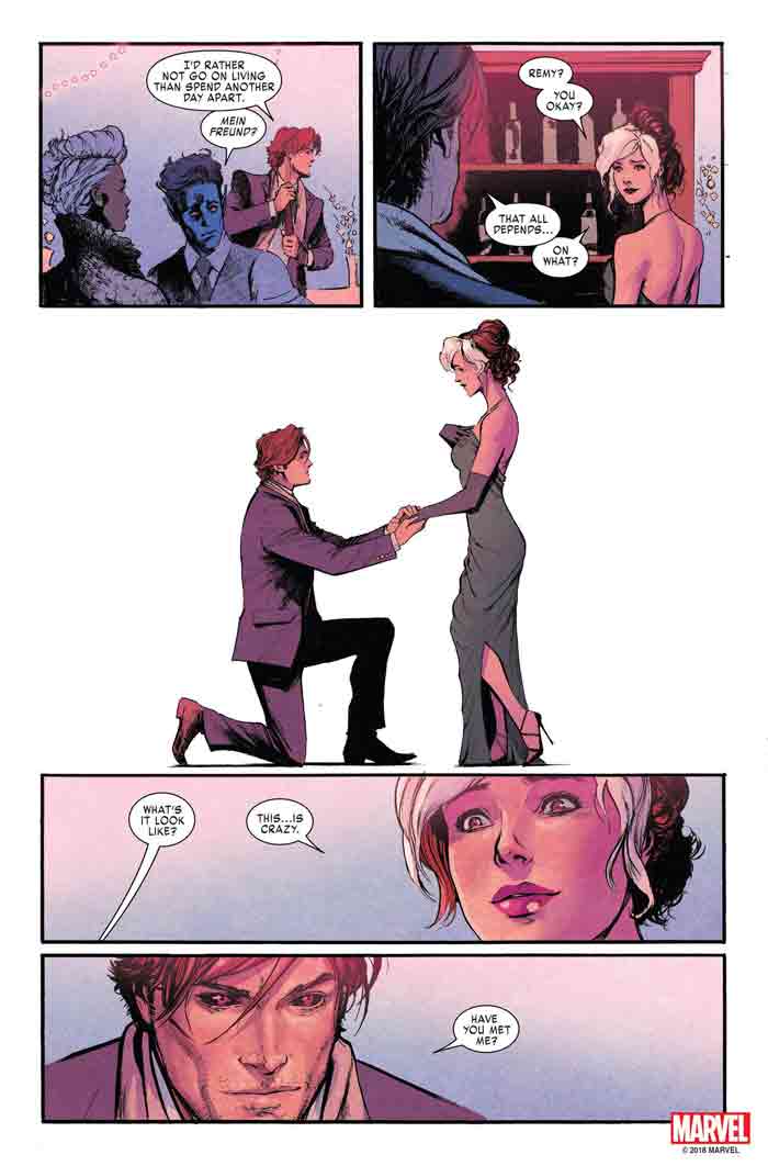 boda de gambito (marvel comics)