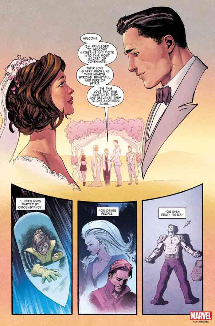 boda de x-men (marvel comics)
