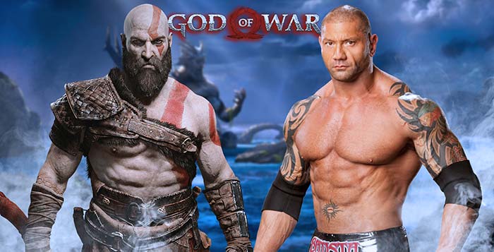 dave bautista podría ser kratos en una película de god of war