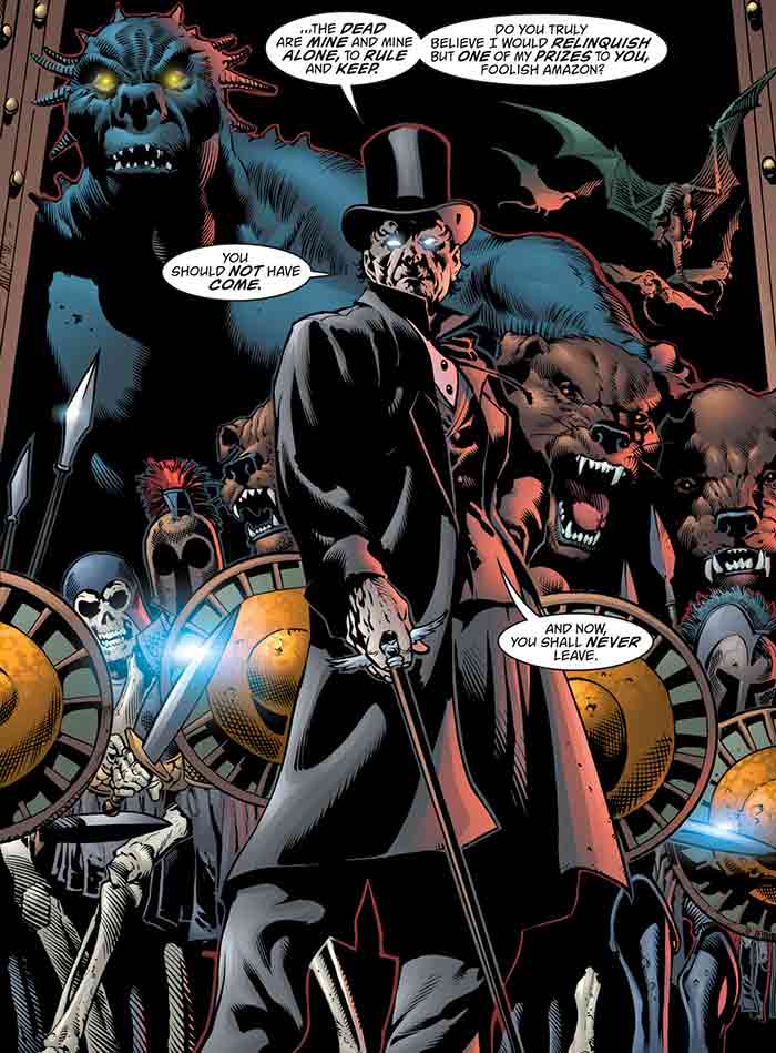 hades en wonder woman (dc comics)