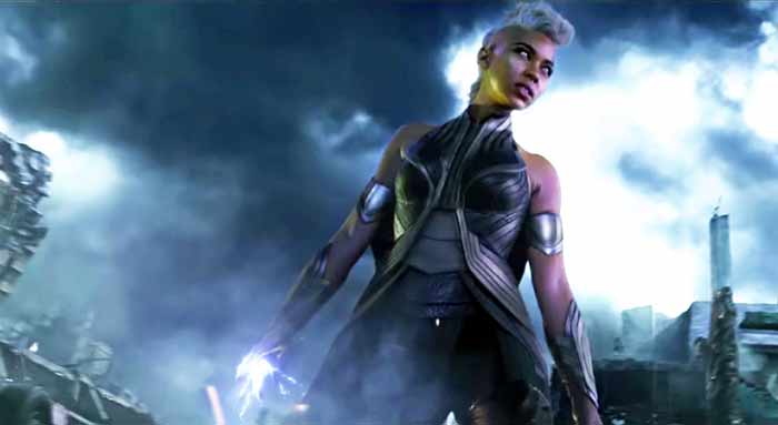 alexandra shipp como tormenta en x-men: apocalipsis