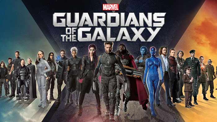 x-men en guardianes de la galaxia vol. 3