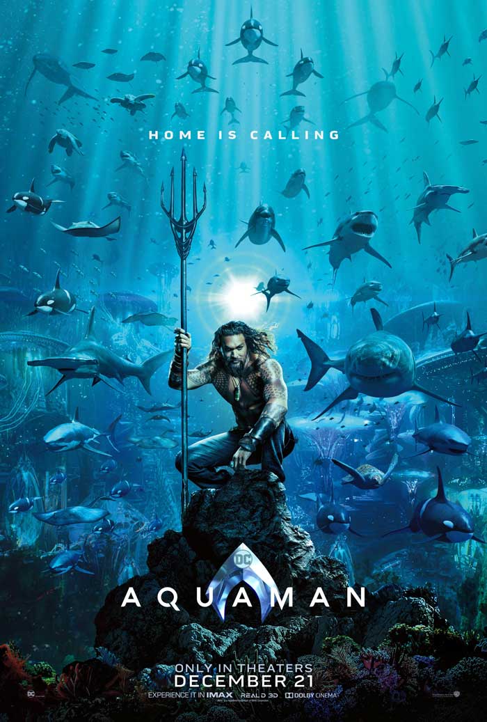 póster de aquaman (2018)