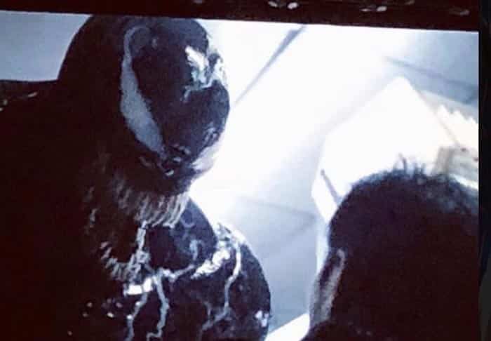 imagen del tráiler de venom en la comic con 2018