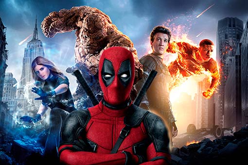 deadpool 2 y los cuatro fantásticos