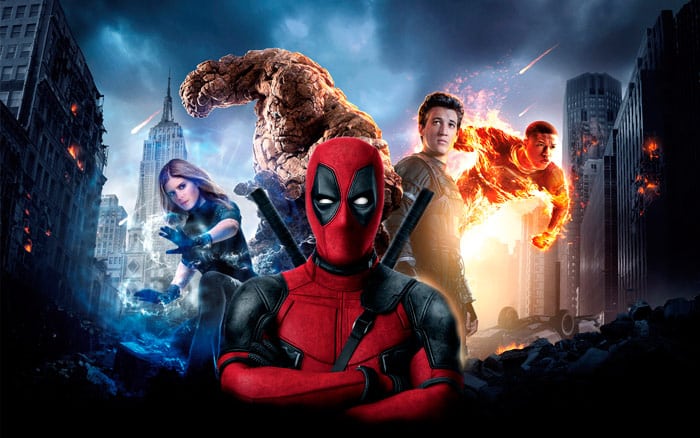 deadpool 2 y los cuatro fantásticos