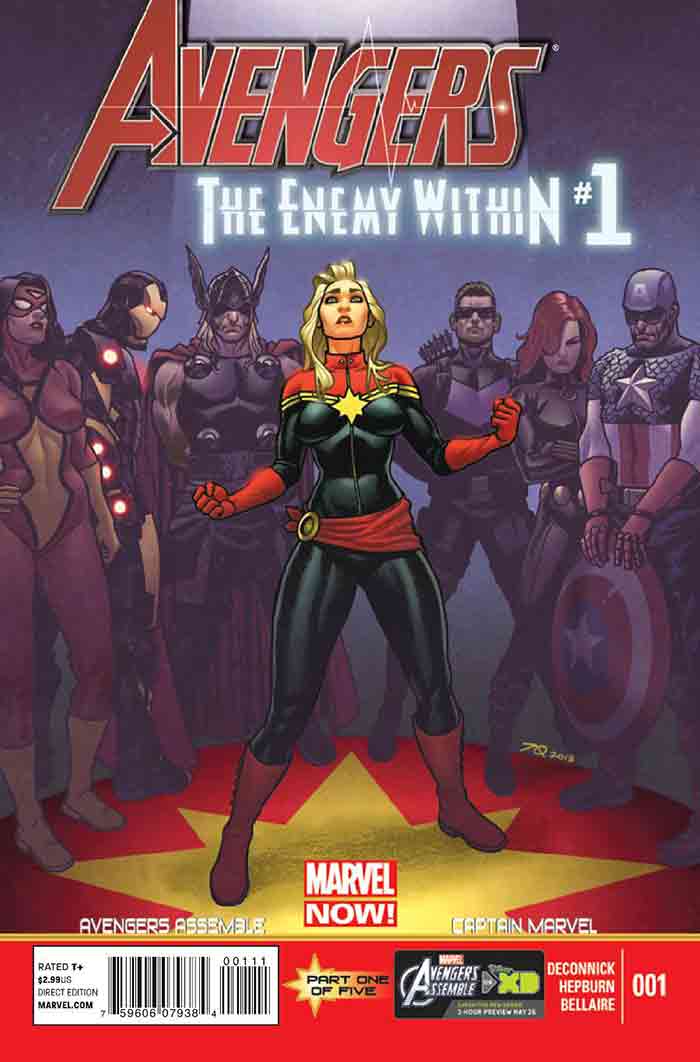 the enemy within | 6 posibles historias que veremos en capitana marvel