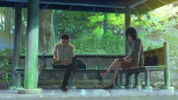 el jardín de las palabras | 7 películas de anime que debes ver en netflix