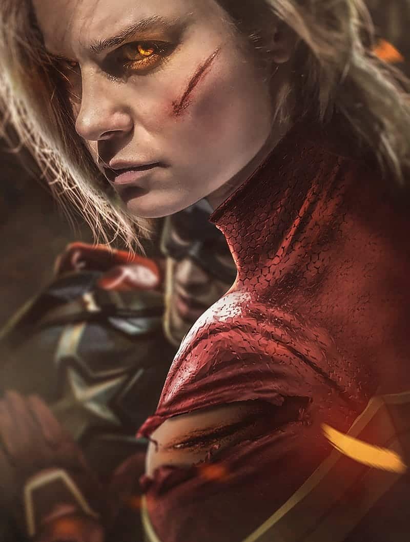 el sangriento "fan art" de carol danvers (capitana marvel)