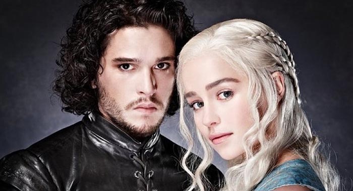 jon nieve y daenerys targaryen en el final de juego de tronos