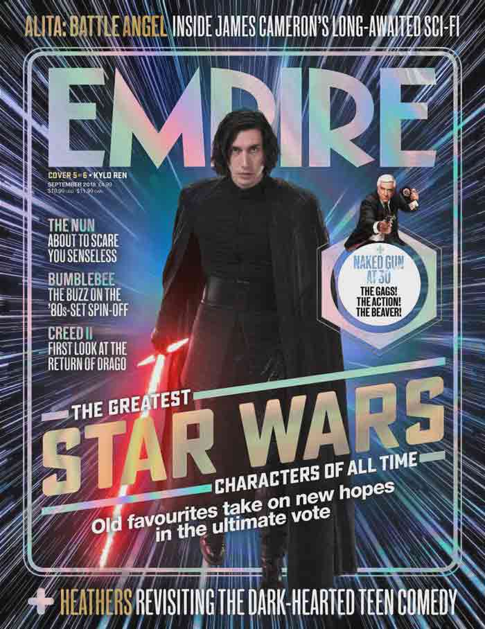 star wars 9: kylo ren como portada de empire