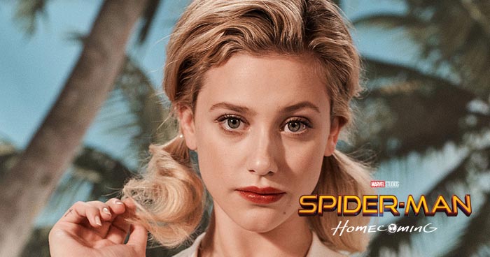 lili reinhart como gwen stacy en spider-man: lejos de casa