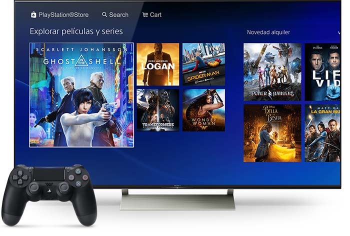 playstation store | alquiler online de películas