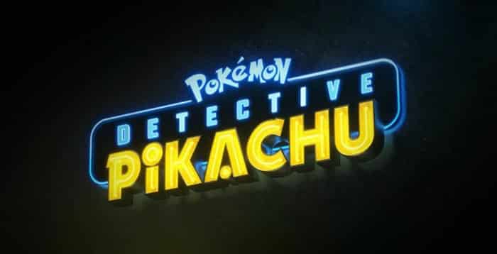 logotipo oficial de pokémon para la película de detective pikachu