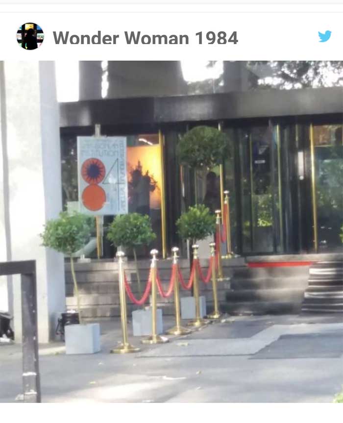 rodaje wonder woman 1984