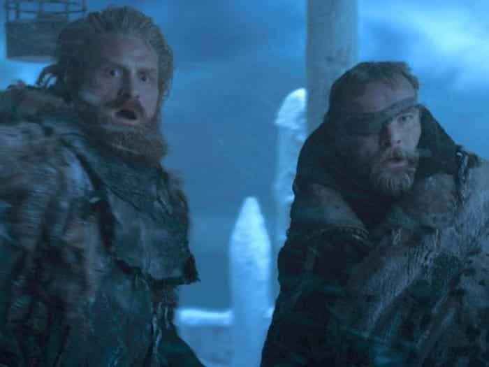 tormund y beric en juego de tronos (hbo)