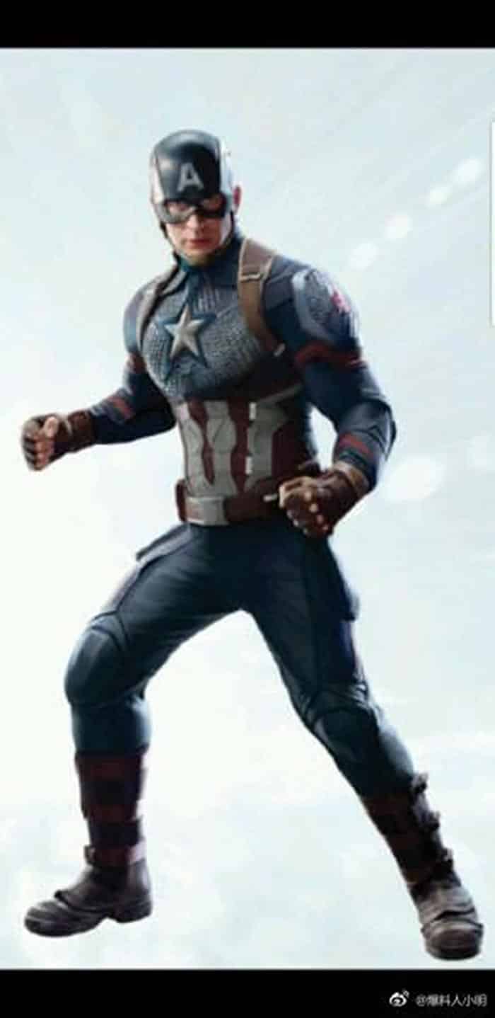 el look de capitán américa en vengadores 4