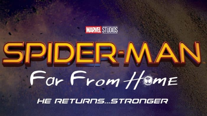 logo de spider-man: lejos de casa (2019)