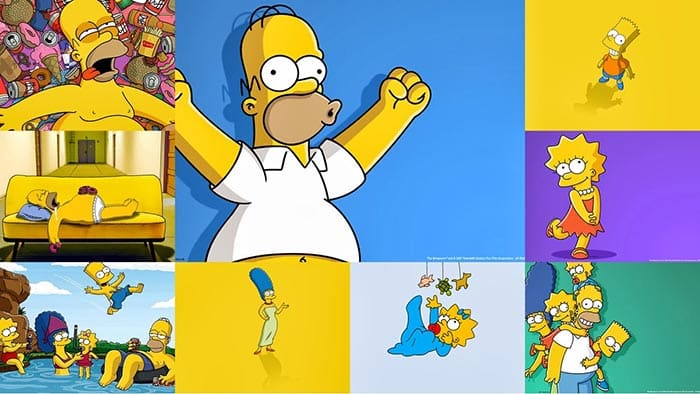 el canon de los simpson