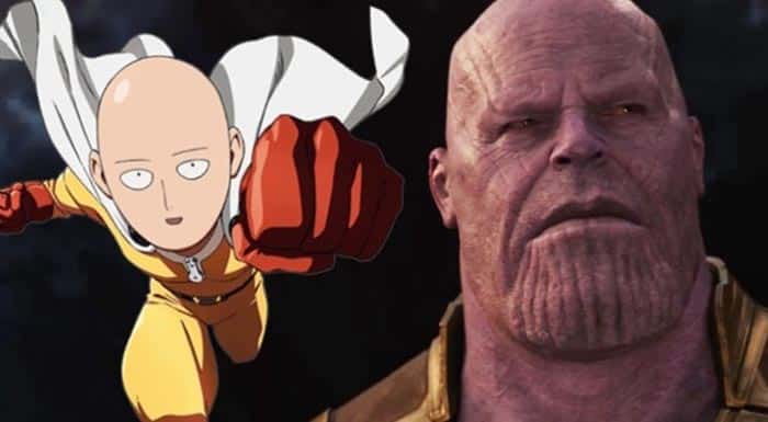 one punch man y su crossover con vengadores: infinity war