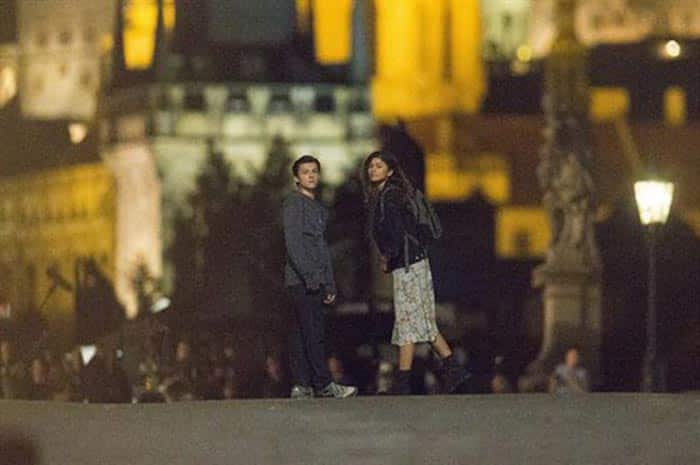 peter parker (tom holland) y mj (zendaya) en spider-man: lejos de casa