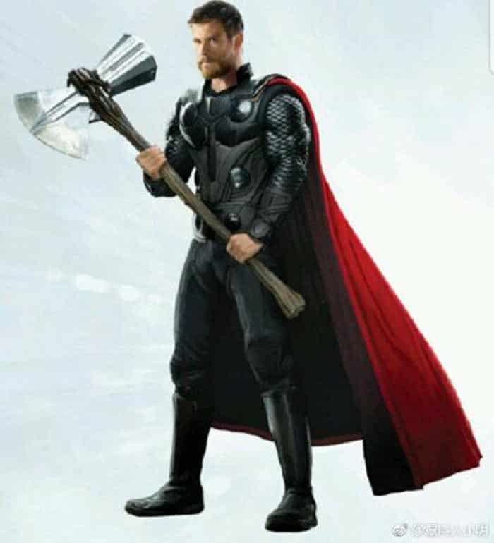 el look de thor en vengadores 4