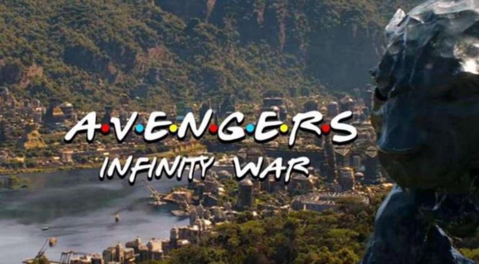 vengadores: infinity war versión friends