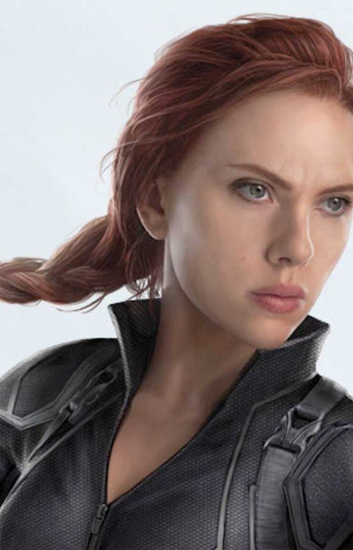 viuda negra nuevo look vengadores 4 scarlett johansson
