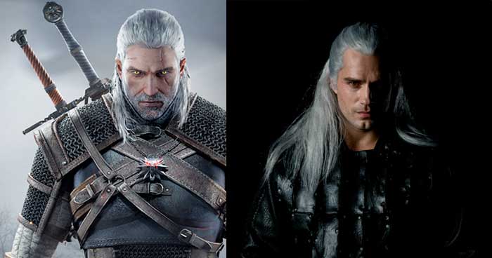 filtran el aspecto real de henry cavill en el rodaje de the witcher