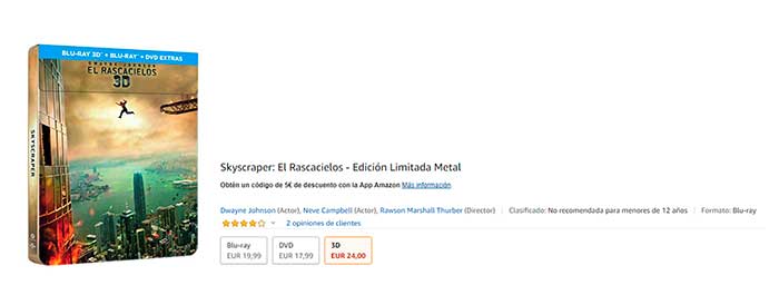 el rascacielos steelbook