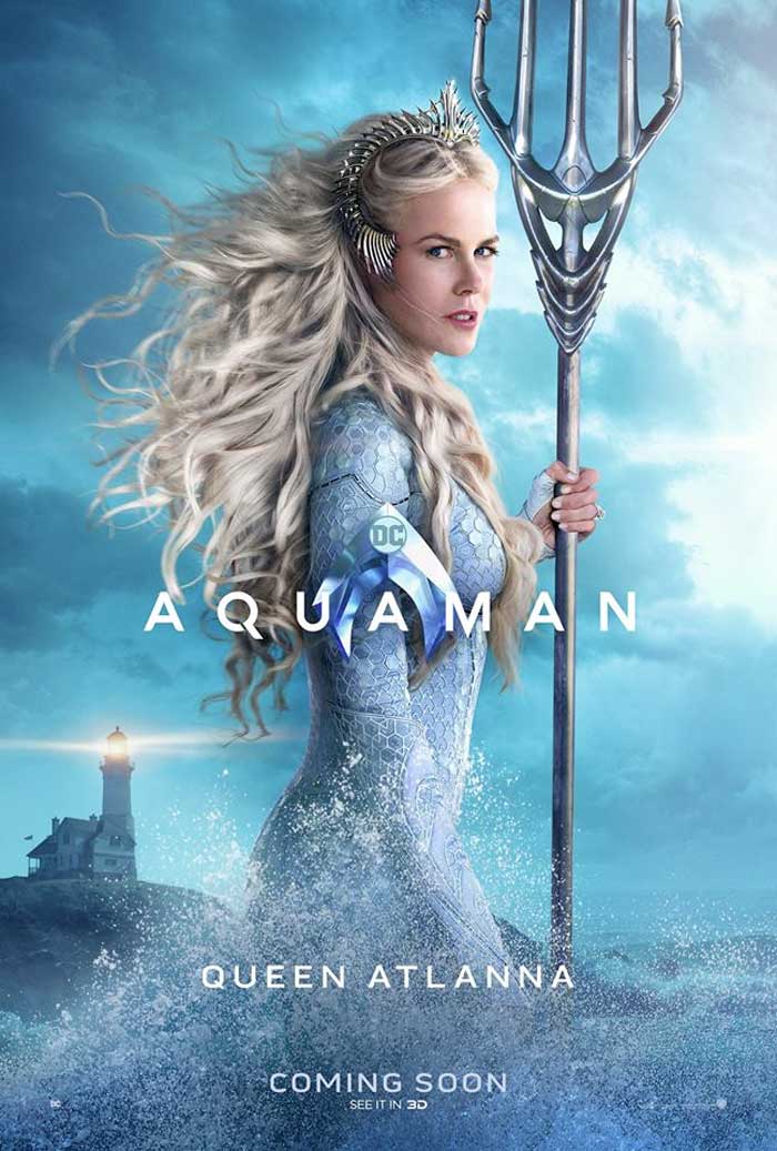 aquaman: nicole kidman responde a la polémica por su edad