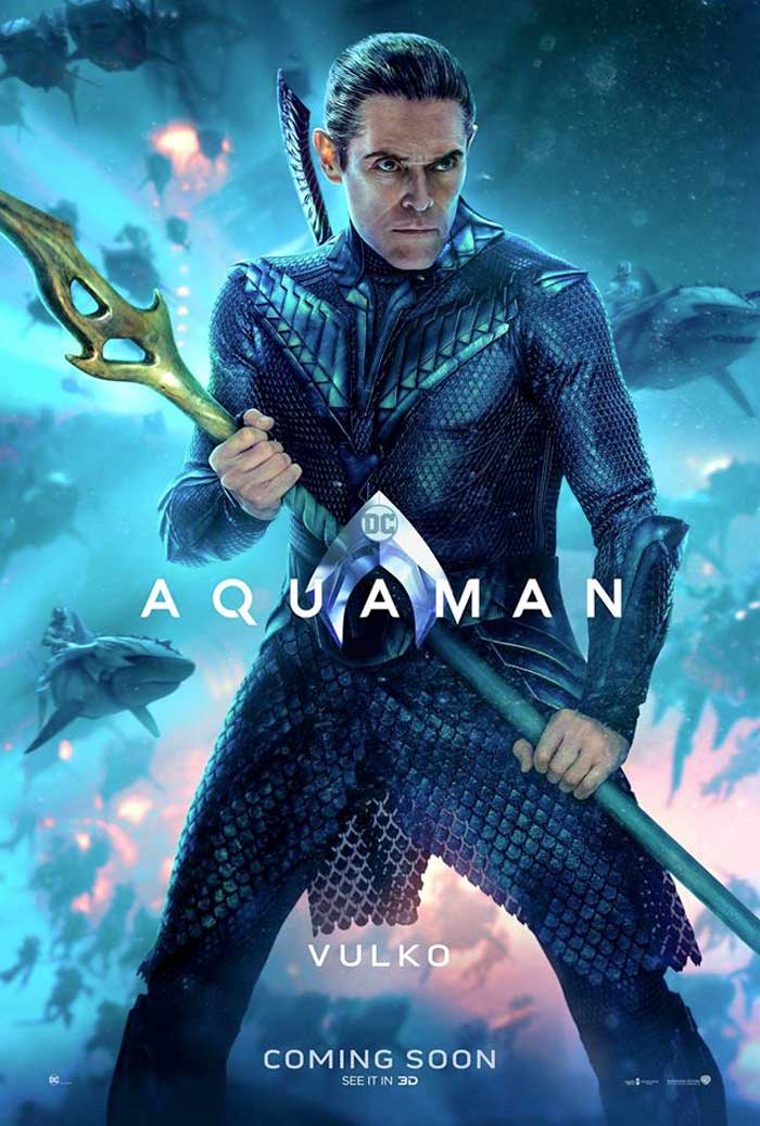 aquaman: 7 espectaculares pósters de los protagonistas