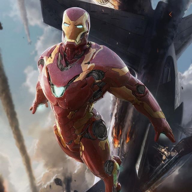 concept art iron man vengadores: infinity war