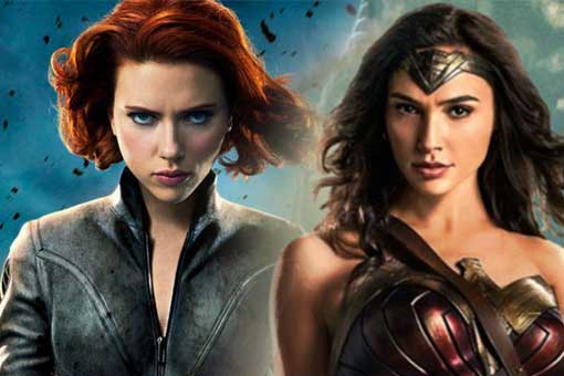 espectacular fan art de gal gadot como viuda negra