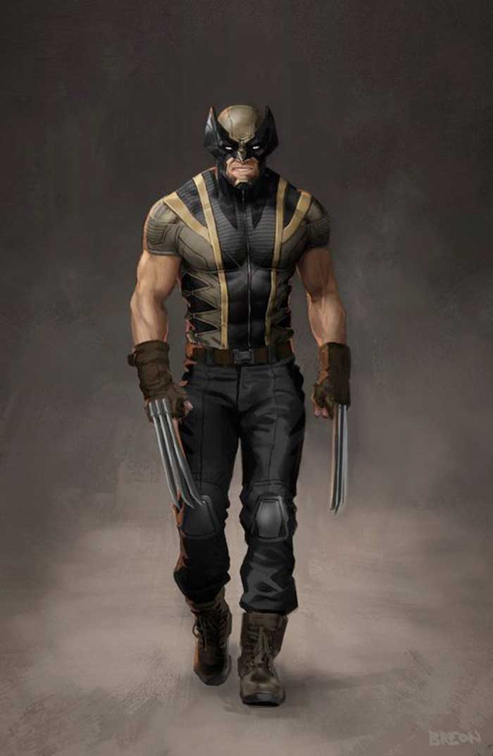 increíble fan art de como sería wolverine (lobezno) en marvel studios