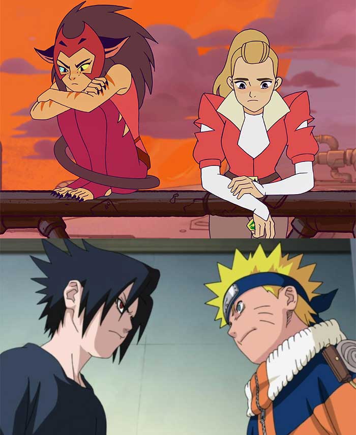 el motivo por el que she-ra de netflix es una copia de naruto