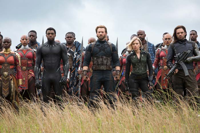 batalla de wakanda. vengadores: infinity war