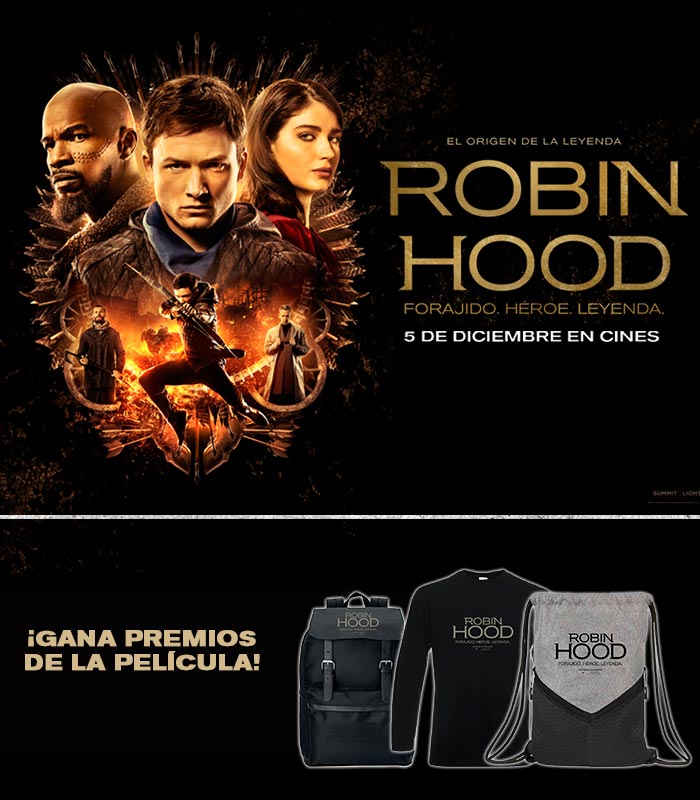 ¡concurso de la película robin hood! - cinemascomics.com