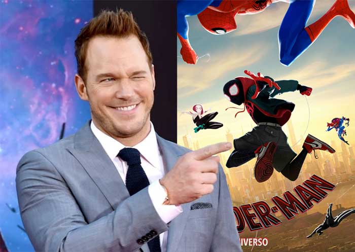 chris pratt hace la crítica de spider-man: un nuevo universo 