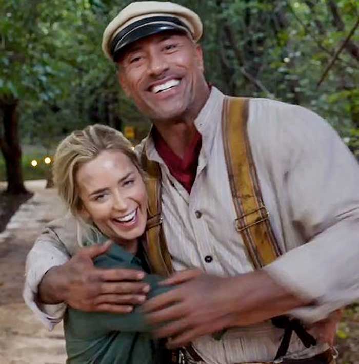 disney le paga el doble a the rock que a emily blunt por jungle cruise