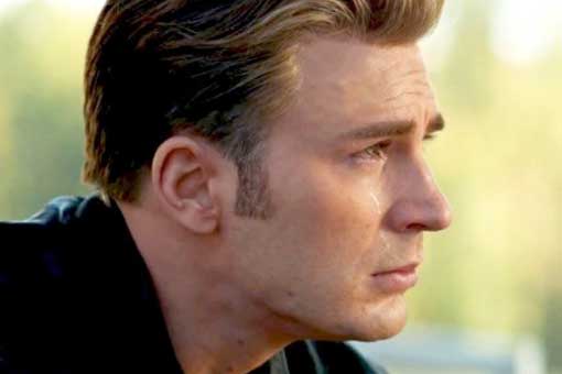 fan art de la trágica muerte de capitán américa en vengadores: endgame