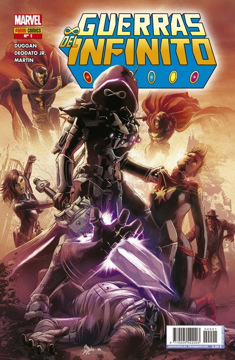 portada de guerras del infinito 1 (marvel)